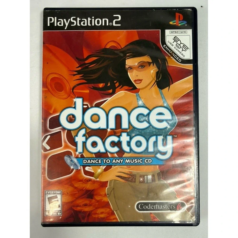 Dance Factory Sony PlayStation 2 PS2 Game CIB Dance to Any Music CD 2006